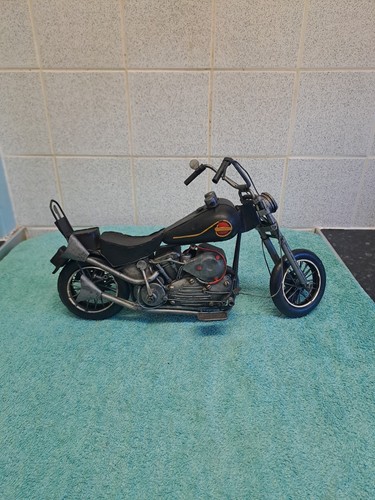 Vintage handmade metal harley - metal,