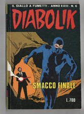 FUMETTO DIABOLIK INEDITO ANNO XXIII N°6 SMACCO FINALE 1984