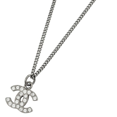 Collana con strass chanel - collana,