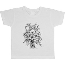 T-shirt 'Bouquet di fiori' in