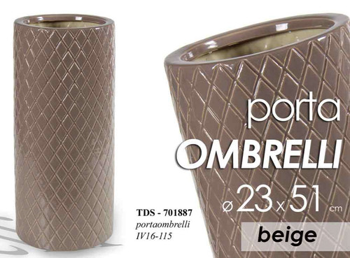 Porta ombrelli ceramica tondo - ombrelli,
