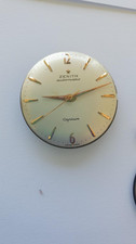 Rare vintage Zenith Captain project movement dial hands crystal crown 29mm