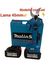 Forbice Cesoia da Potatura 45mm a Batteria 72v 5000mAh 2 Batterie