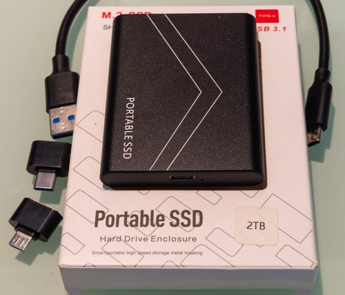 Ssd portatile esterno 2tb usb - esterno,