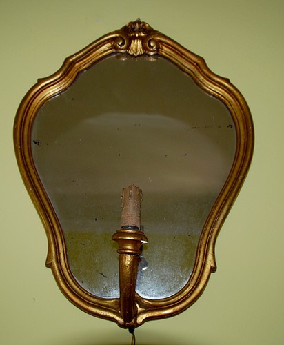 Antica specchiera legno - antica,