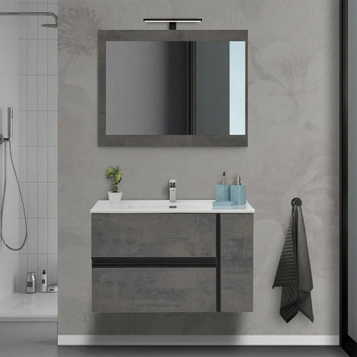 Mobile bagno sospeso effetto - bagno,