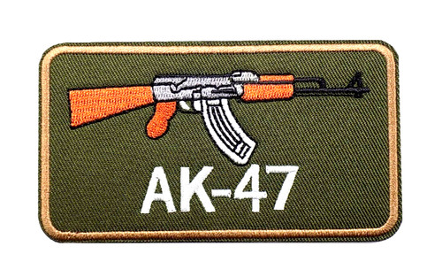Embroidered patch - ak-47,