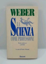 LA SCIENZA COME PROFESSIONE - MAX WEBER - RUSCONI - PRIMA EDIZIONE - 1997