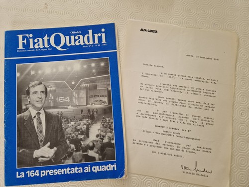 Lettera alfa lancia 164 - lettera,