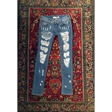 Jeans Vita Bassa donna METinJeans Strappati Tg29