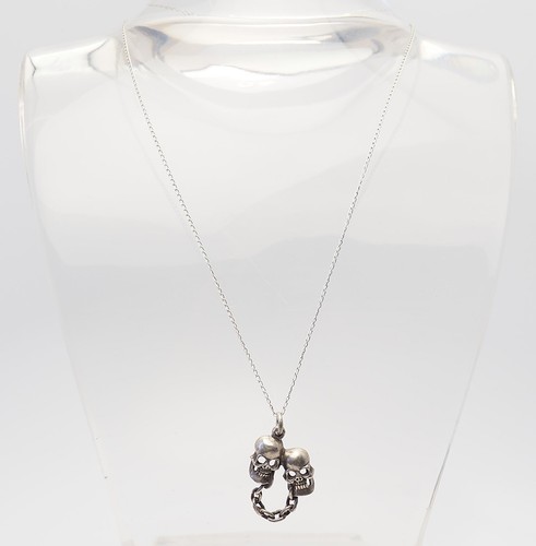 Vintage collana con teschi - collana,