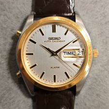 Orologio Seiko Auto Calendar 6M26-8040 Cronografo Allarme Sveglia 37mm Quarzo