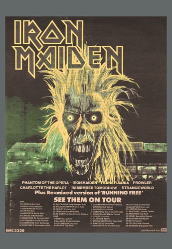Poster iron maiden album - iron,