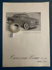 Rara Pubblicita’ LANCIA APPIA Coupe’ BOANO 1956