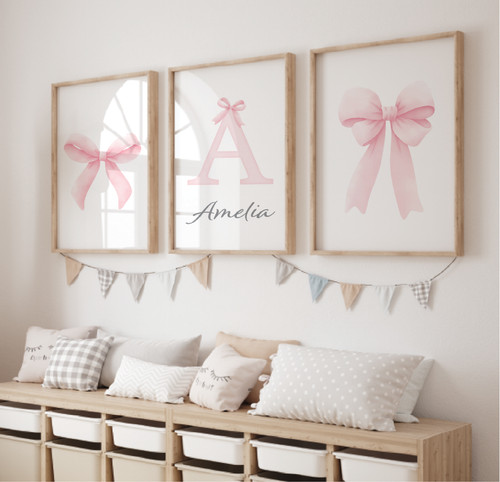 Set stampe bambina poster - set, bambina,