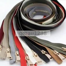 N.5 ZIP METALLO DENTI ORO RAME