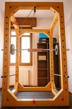 rack palestra e 160 kg di