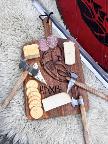 Viking cheese axe - axe, set