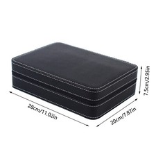 6/10/12 slot PU pelle orologio