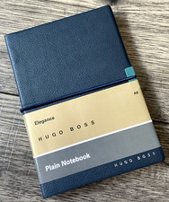 HUGO BOSS A6 Quaderno Copertura In Pelle Vegana 160 Pagine Lisce