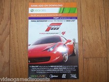 Forza Motorsport 4 codice DLC