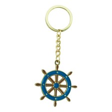 Portachiavi - Ciondolo Timone In Zinco 4,5 Cm ORO E SMALTATO