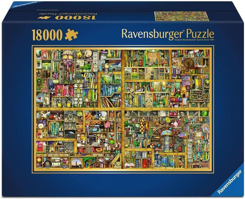 Puzzle magical bookcase - -,