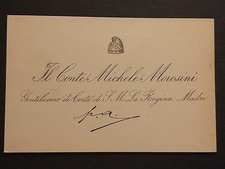 Biglietto. Il Conte Michele