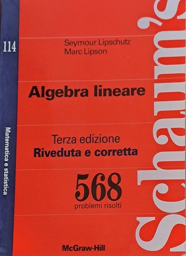 Algebra lineare 568 problemi - lineare.,
