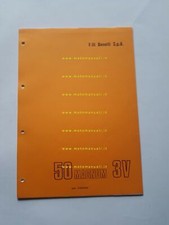 Benelli Magnum 50  3V 1976 catalogo ricambi originale spare parts catalogue