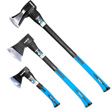 Ascia spacca legna da 600g a 2,2Kg accetta manico fibra di vetro ergonomico