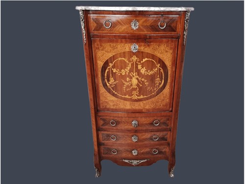 Secretaire bois rose - secretaire, con