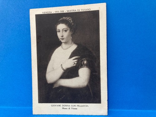 Cartolina venezia mostra - venezia,