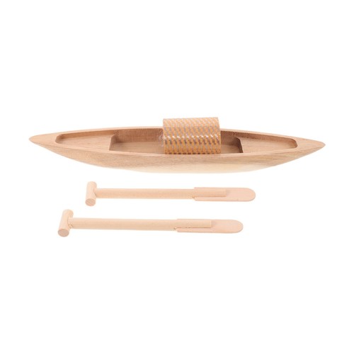 Modellino canoa in - canoa, legno
