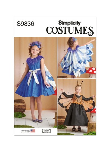 Vestito costume farfalla