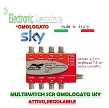 MULTISWITCH A 4 INGRESSI SAT E