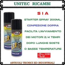 SIA Starter Spray 8506 avviatore rapido motori etere 200 ml. confezione doppia