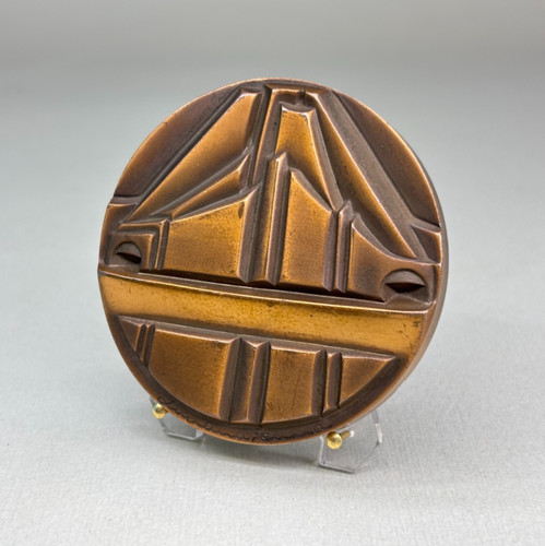 Medaglia bronzo frejus - frejus, traforo