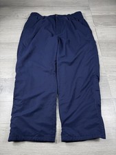 Pantalone Tourney Vintage Uomo M Blu Microfibra Impermeabile Antivento Gore-Tex