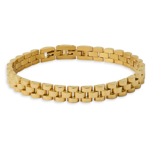 Bracciale uomo acciaio maglia - bracciale,