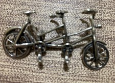 Microfusione Tandem Bicicletta Argento 800