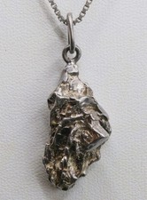 Collana Con Pendente In Argento Punzonato .800 Argentiere Di Milano Vintage