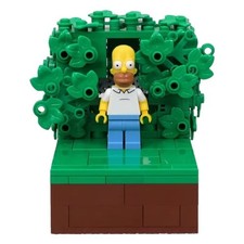 Homer Disappearing into Bush