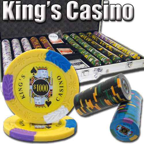 Set 1000 fiches - poker, kings