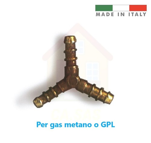 Raccordo portagomma ottone - raccordo, in