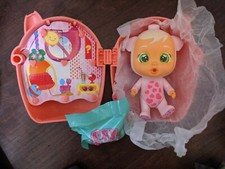 Mini bambola PINKY Pig Cry Babies Magic Tears casa bottiglia. Aperto ma nuovo!!!! 