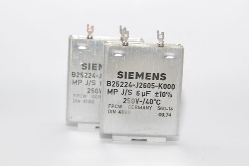 Coppia condensatori siemens - coppia, di