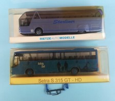 RIETZE AUTOMODELLE HO 1/87 -  STARLINER + SETRA S 315 GT - HD