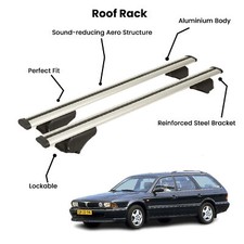 2 Pcs Silver Cross Bars for