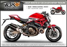 ADESIVI stickers MOTO KIT per DUCATI MONSTER 821 1200 MOTOGP TRICOLORE